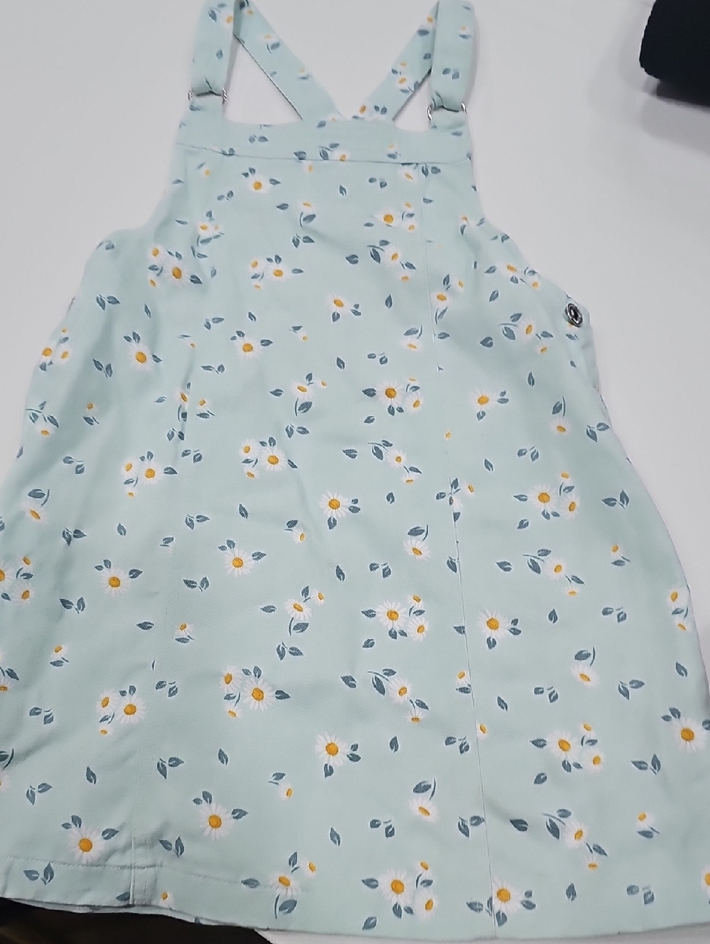 Max Studio Mint Green Daisy Pinafore